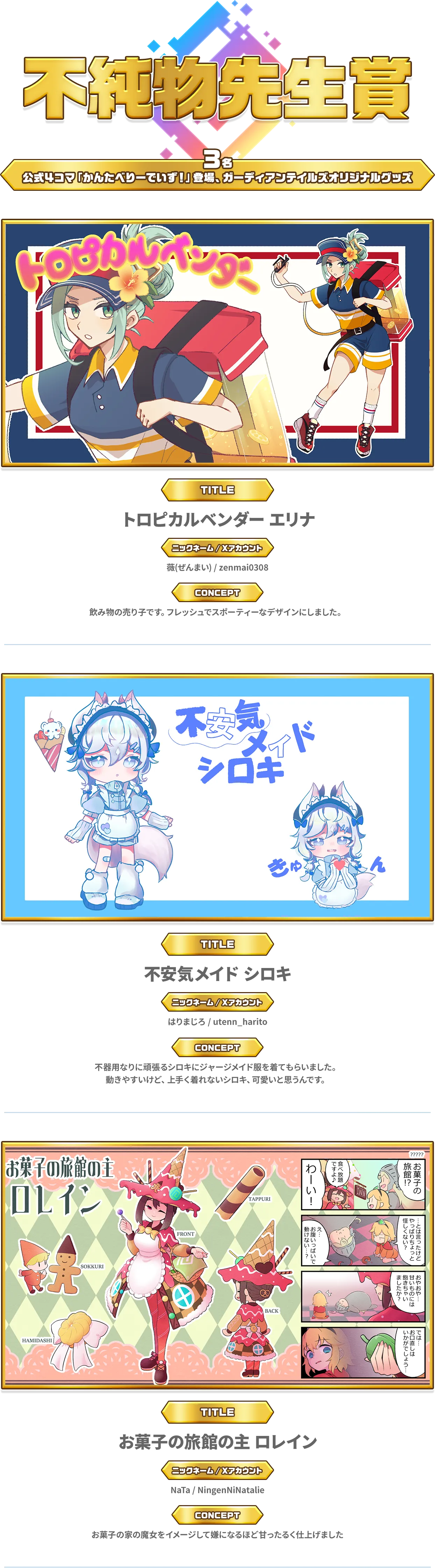 Contest Humor Prizes